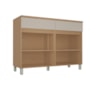 Balcão 2 Portas 2 Gavetas Realeza Premium 120cm Greige - Nesher