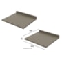 Balcão 2 Portas 60cm Connect Duna/Cristal com Tampo - Móveis Henn