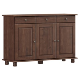 Balcão Aparador Rubi 3 Portas e 3 Gavetas Café - Finestra Móveis Balcão Aparador Rubi 3 Portas e 3 Gavetas Café - Finestra Móveis