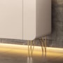 Balcão Buffet Benvenuto 2 Portas Off White - HB Móveis