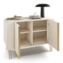 Balcão Buffet Benvenuto 2 Portas Off White - HB Móveis