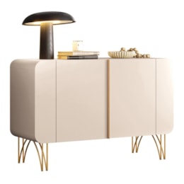 Balcão Buffet Benvenuto 2 Portas Off White - HB Móveis