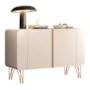 Balcão Buffet Benvenuto 2 Portas Off White - HB Móveis