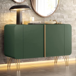 Balcão Buffet Benvenuto 2 Portas Verde Pistache - HB Móveis