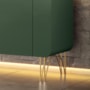 Balcão Buffet Benvenuto 2 Portas Verde Pistache - HB Móveis