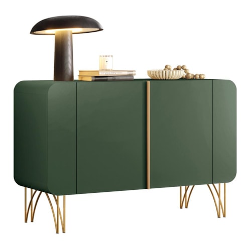 Balcão Buffet Benvenuto 2 Portas Verde Pistache - HB Móveis