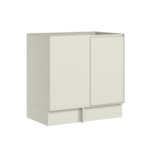 Balcão Canto Reto Fineze 84cm 1 Porta Areia – Henn