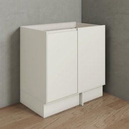 Balcão Canto Reto Fineze 84cm 1 Porta Areia – Henn