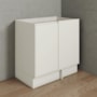 Balcão Canto Reto Fineze 84cm 1 Porta Areia – Henn