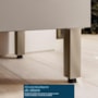 Balcão de Cozinha Proença 60cm 1 Porta e 1 Gaveta Nogueira Touch/Nude Prime TX com Tampo MDF - Demartêz