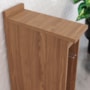 Balcão Porta Toalha Requinte 20cm Nature com Tampo MDP - Móveis Henn
