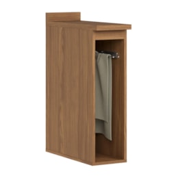 Balcão Porta Toalha Requinte 20cm Nature com Tampo MDP - Móveis Henn