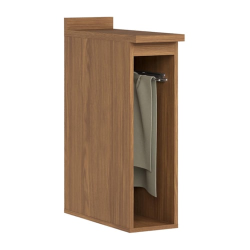 Balcão Porta Toalha Requinte 20cm Nature com Tampo MDP - Móveis Henn