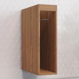 Balcão Porta Toalha Requinte 20cm Nature sem Tampo - Móveis Henn