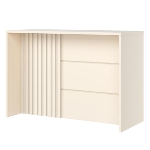 Bancada Ilha Gourmet Ripada Connect Off White - Móveis Henn