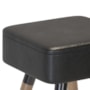 Banco Baixo Rio 50 cm Preto - Salaone