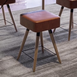 Banco Baixo Rio 50 cm Telha - Salaone Banco Baixo Rio 50 cm Telha - Salaone