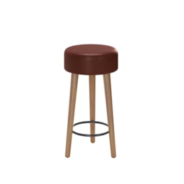 Banco Paris Baixo 50cm Couríssimo Telha - Salaone Banco Paris Baixo 50cm Couríssimo Telha - Salaone