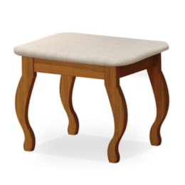 Banqueta Almofadada para Penteadeira Camarim Freijó - Móveis Luapa  Banqueta Almofadada para Penteadeira Camarim Freijó - Móveis Luapa