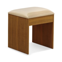 Banqueta Almofadada para Penteadeira Camarim Maia Freijó - Móveis Luapa