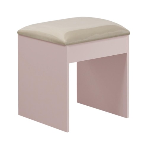 Banqueta Almofadada para Penteadeira Camarim Maia Rosê - Móveis Luapa 
