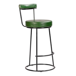 Banqueta Miami 96cm Couríssimo Verde - Salaone Banqueta Miami 96cm Couríssimo Verde - Salaone