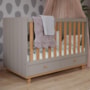 Berço Americano Candy com 2 Gavetas - Permóbili Baby Fendi/Nature