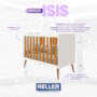 Berço Americano Isis Branco/Savana - Reller Móveis  