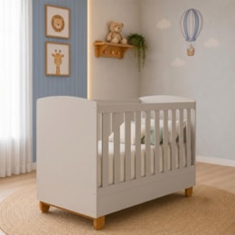 Berço Americano Mini Cama Apolo Areia - Reller