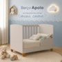 Berço Americano Mini Cama Apolo Areia - Reller