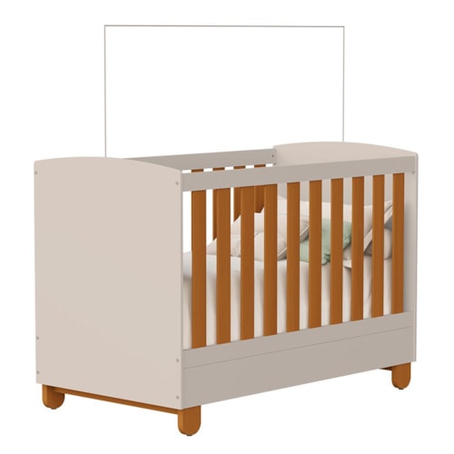 Berço Americano Mini Cama Apolo Areia/Savana - Reller