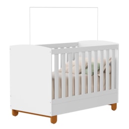 Berço Americano Mini Cama Apolo Branco - Reller
