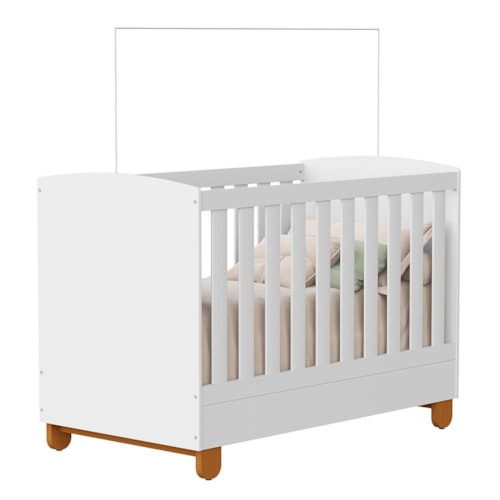 Berço Americano Mini Cama Apolo Branco - Reller