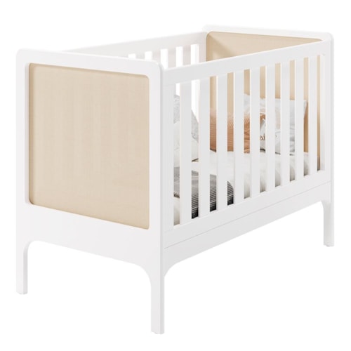 Berço Americano Mini Cama Brisa Branco Fosco - Reller Móveis