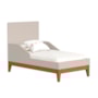 Berço Americano Mini Cama Flip Areia Fosco/Savana com Colchão Supreme - Reller Móveis