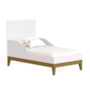 Berço Americano Mini Cama Flip Branco Fosco com Colchão Supreme - Reller Móveis