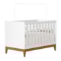 Berço Americano Mini Cama Flip Branco Fosco - Reller Móveis