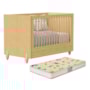 Berço Americano Mini Cama Gracia Naturale com Colchão Supreme - Reller Móveis 