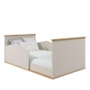 Berço Americano Mini Cama Mimo Off White/Nature com Colchão Physical - Permóbili Baby