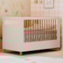 Berço Americano Mini Cama Ollie Areia Fosco - Reller Móveis