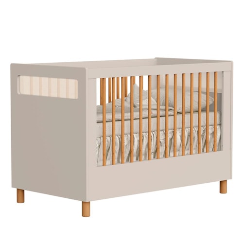 Berço Americano Mini Cama Ollie Areia Fosco - Reller Móveis