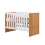 Berço Americano Mini Cama Soft Branco/Amadeirado – Tigus Móveis