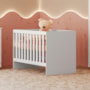 Berço Americano Mini Cama Soft Branco – Tigus Móveis