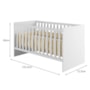 Berço Americano Mini Cama Soft Branco – Tigus Móveis