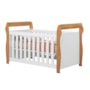 Berço Americano Mini Cama Star Branco/Amadeirado – Tigus