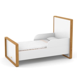 Berço Americano Tutto New Branco Soft/Freijó - Matic Móveis   Berço Americano Tutto New Branco Soft/Freijó - Matic Móveis