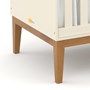 Berço Americano Unique Off White/Eco Wood com Colchão Baby Physical - Matic Móveis 