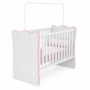 Berço Doce Sonho Rosa/branco - Qmovi 