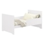 Berço Evolution 4 em 1 Branco Fosco com Colchão para Mini Berço - Reller Móveis