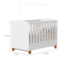 Berço Mini Cama Apolo Branco Fosco com Colchão Supreme - Reller Móveis